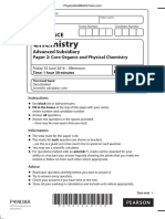 June 2016 QP - Paper 2 Edexcel Chemistry AS-level