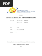 Configuration Samba Server File Sharing