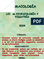 Introducción Farmacocinética Farmacodinamia Farmacología 2024