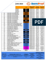 Tabela de Preços 2024