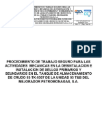 PTS-015 Trabajos Mecanicos Instalacion Desintalacion de Sellos