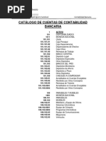 Nomenclatura Contable Bancaria