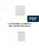 Categoría Jurídica Del Derecho Real - Gonzales Barron