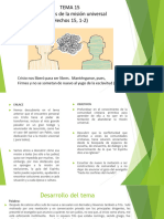 TEMA 15 Obstaculos A La Misión Universal