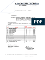 Cotización - Materiales y Equipos