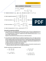 Semana 4 - Matrices y Operaciones