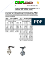 1072-K - CS, CF8 & CF8M Butterfly Valve Spherical Disc Golden Series