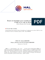 Étude de Faisabilité Pour L'amélioration Du Système d'AEP de La Ville de Kisumu