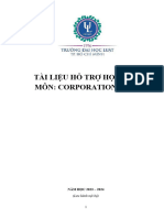 TÀI LIỆU HỖ TRỢ HỌC TẬP - Corporation Law