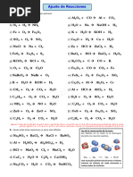 Ajuste Reacciones 3º ESO