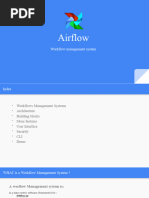 Airflow Web UI and CLI