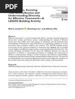 (A Journal) Knowing Me, Knowing You - Self-Reflection and Understanding Diversity For Effective Teamwork - LEGO® Building Activity