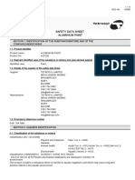 Aluminium Paint Msds