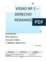 Actividad Nº1 Derecho Romano