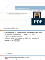 2018 19 Q3 Phys114 L16 Torque and Center of Gravity