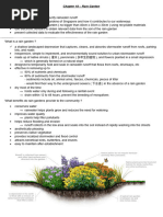 Life Science Chapter 18 - Rain Garden