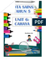 Nota Unit 6 (Cahaya)