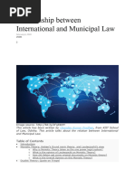 1c Relationship Between International Law and Municipal Law (UK, USA, India,)