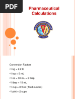 L-7 Pharmaceutical Calculations