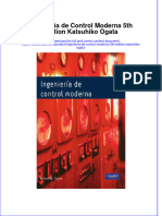 Ingenieria de Control Moderna 5Th Edition Katsuhiko Ogata Download 2024 Full Chapter