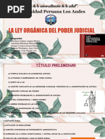 La Ley Organica Del Poder Judicial