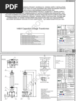 145kV CVT Outline Drawing