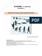 Apunte y Actividad Primeros Postulados Evolución