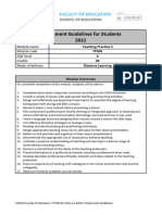 Teach Prac 3 (Tp300 DL Yb21 21 Ag4s)