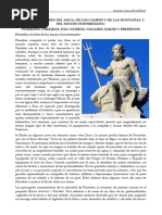 Tema 4: Divinidades Del Agua, de Los Campos Y de Las Montañas, Y Del Mundo Subterráneo: Poseidón, Nereidas, Pan, Sátiros, Náyades, Hades Y Perséfone