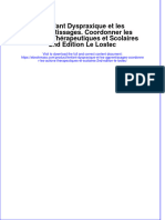 Lenfant Dyspraxique Et Les Apprentissages Coordonner Les Actions Therapeutiques Et Scolaires 2Nd Edition Le Lostec Download 2024 Full Chapter