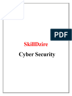 SkillDzire Cyber Security Learning Content