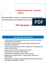 Reforme 2015 Marche Publics