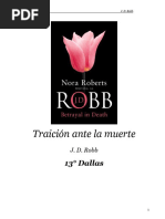 J. D Robb - 13 - Eve Dallas - Traición Ante La Muerte