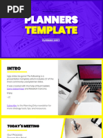 Planners Template