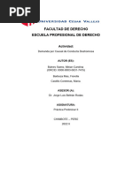 Demanda de Divorcio Por Causal de Conducta Deshonrosa - PP