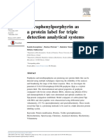 Tetraphenylporphyrin As A Protein Label For Triple Detection Anal - 2015 - Heliy