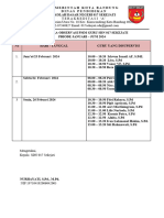 Jadwal Observasi