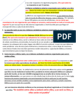 En El Discurso de Esta Semana Se Va A Dar Respuesta A La Siguiente Pregunta