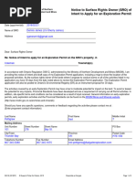 0321E Notice To SRO James