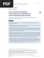 Tseng Et Al 2022 Severe Maternal Morbidity in Pregnancies Complicated by Fetal Congenital Heart Disease