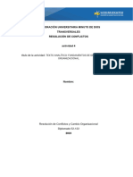 Actividad 3 FUNDAMENTOS DE GESTIÓN DEL CAMBIO ORGANIZACIONAL 1