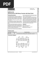 DM74LS193 Synchronous 4-Bit Binary Counter With Dual Clock: General Description