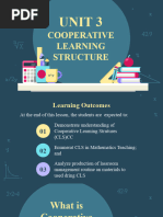 Unit 3 Cooperative Learning Structure