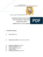 Silabus - Derecho Civil II (Acto Jurídico)