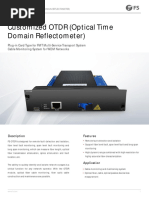 Customized Otdr Optical Time Domain Reflectometer