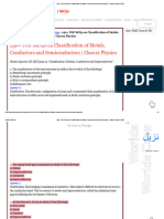 1 250+ TOP MCQs On Classification of Metals, Conductors and Semiconductors - Class12 Physics 2023