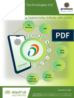 Equirus Securities - Protean EGov - Initiating Coverage Note