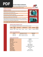 Technical Datasheet Cummins CDL200SA NT855 G1