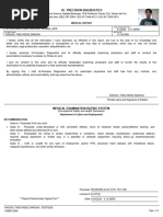 Hi - Precision Diagnostics: Medical Report