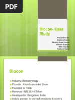 Biocon Case Study